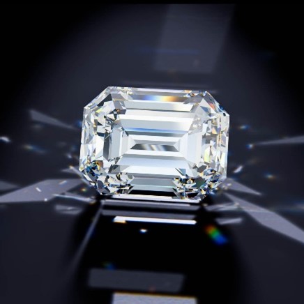 Anelli di Fidanzamento con Diamante Taglio Smeraldo