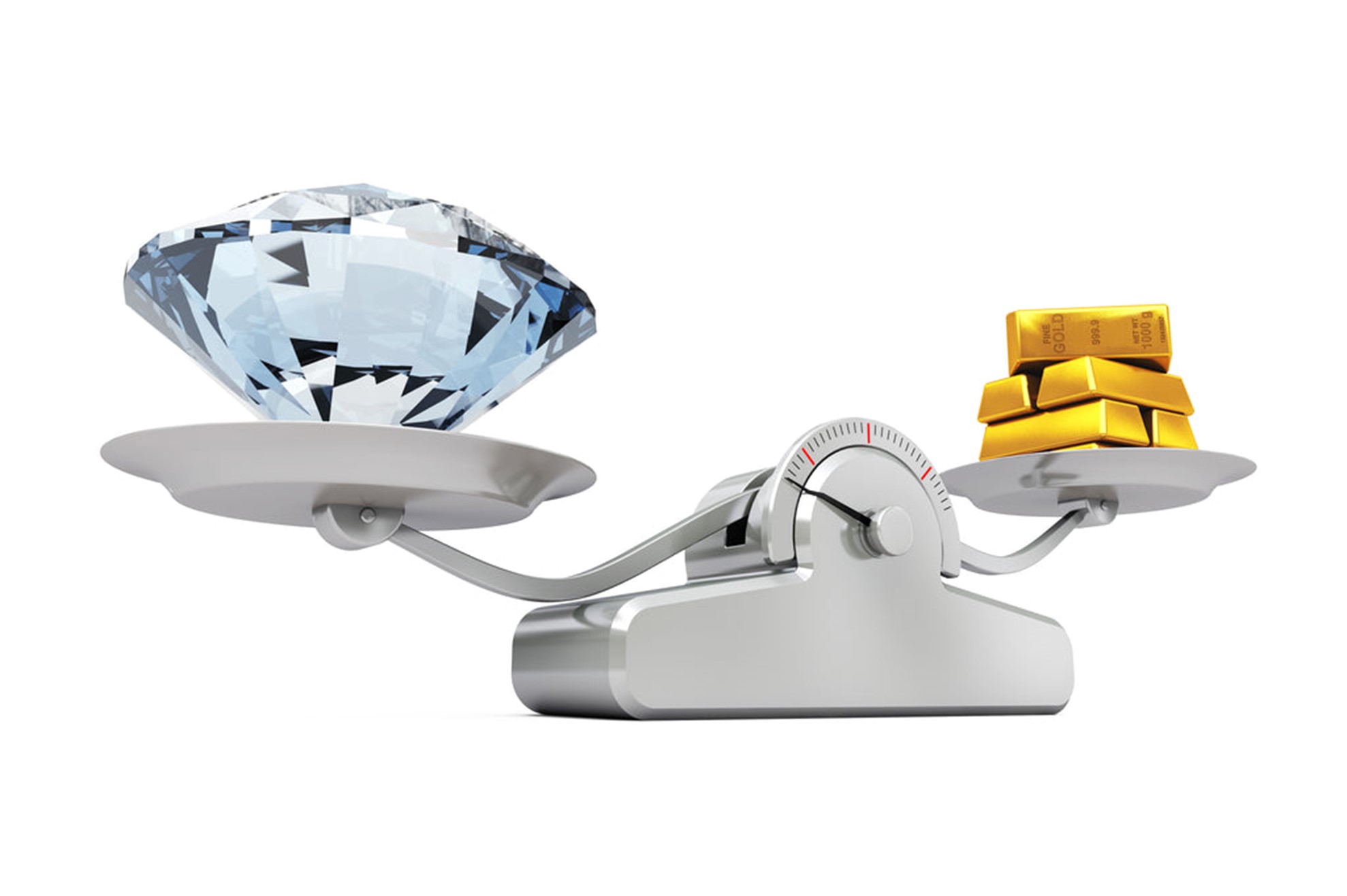 La caratura dei diamanti negli anelli di fidanzamento