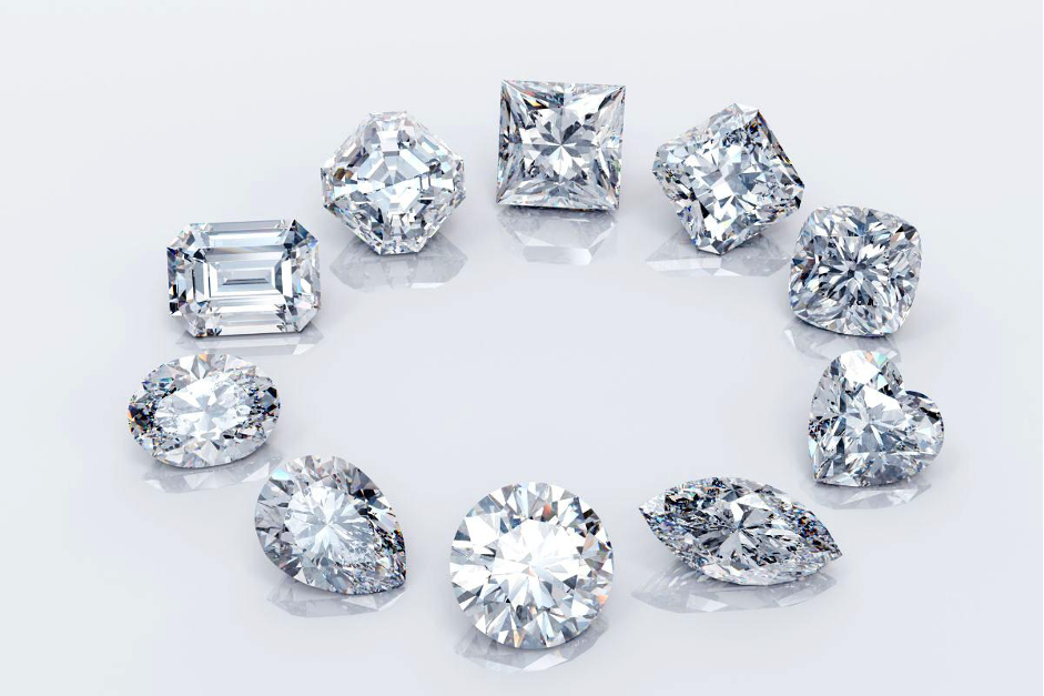 diamanti lab grown in 10 diversi tagli disponibili sul sito bon gioielli